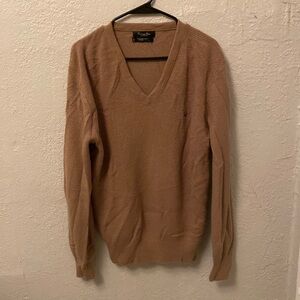 Christian Dior Monsieur v neck sweater brown